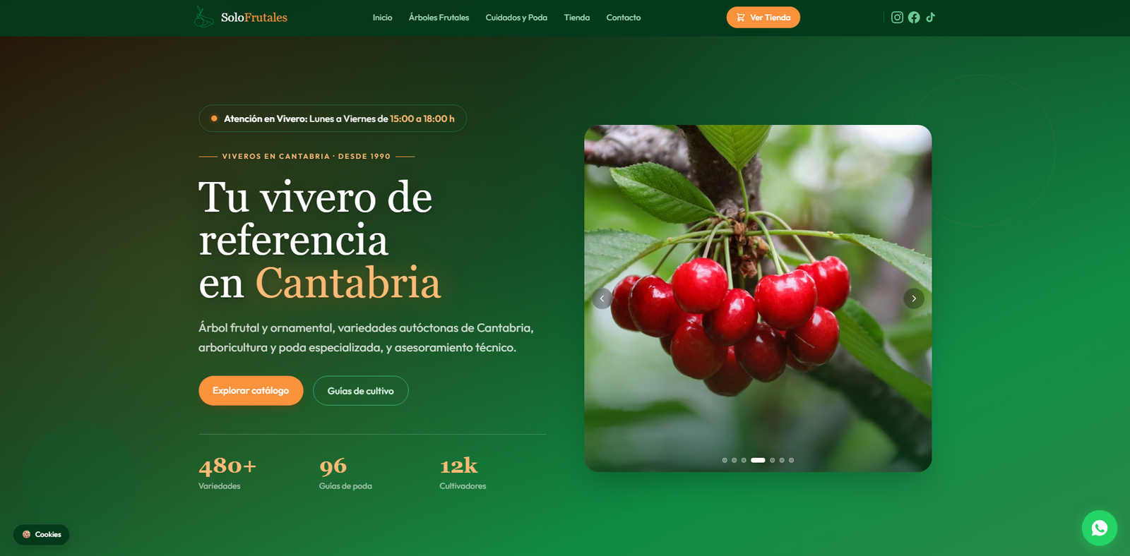Solo Frutales — E-Commerce especializado en árboles frutales exóticos